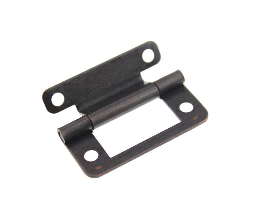 Bronze Cranked Flush Hinge 50mm