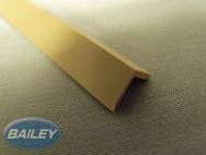 PVC Angle 9.5 mm x 9.5 mm per metre Beige 2m lengt