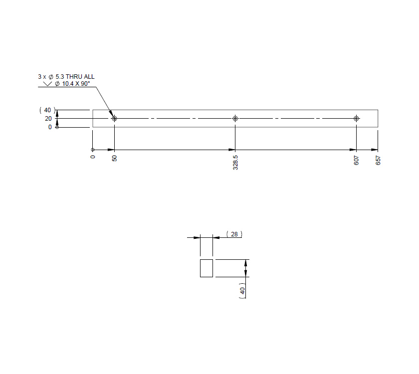 Read more about PT2 570-6 Rear Bunks Top Support Rail product image