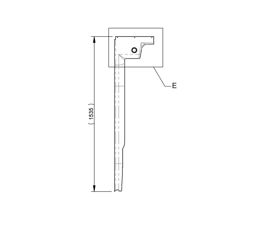 AH2 N/S Internal Pillar Moulding