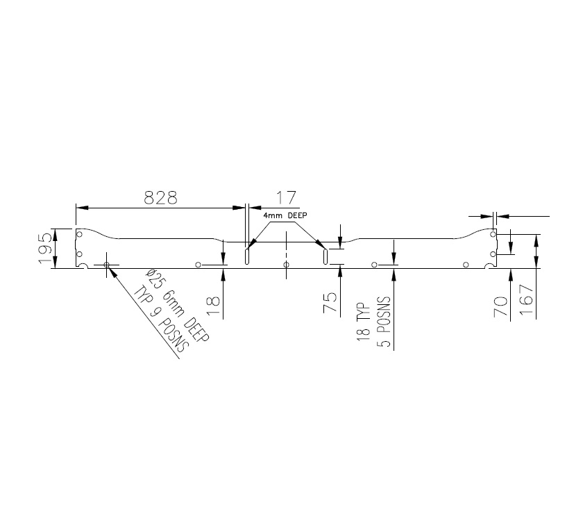 Read more about PT2 400/2 & 430/4 Pot Shelf in Mendip Ash product image