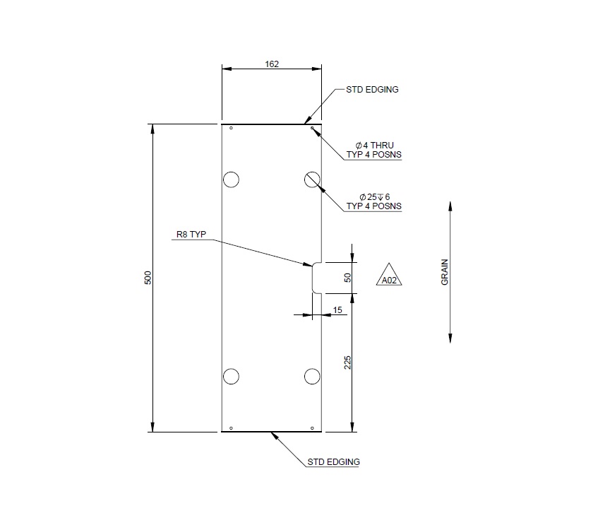 Read more about Uni III Cabrera Pamplona Fixed Bed Pipe Cover Top product image