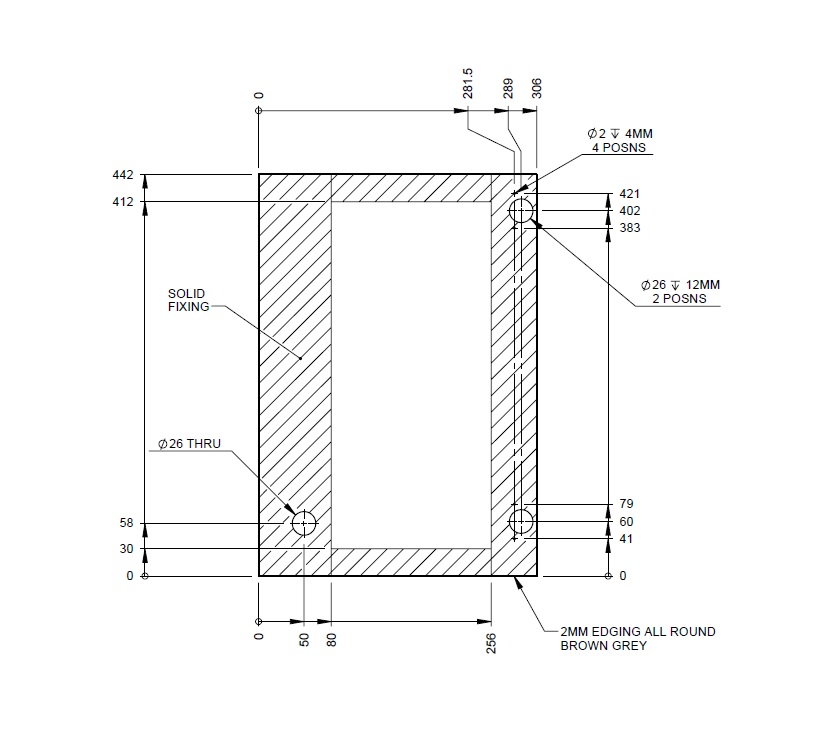 Read more about PT2 560-5 Kitchen Locker L/H Door 442x306mm (A02) product image