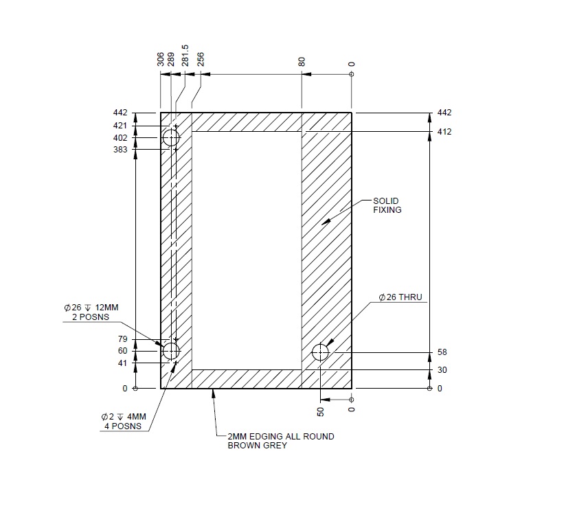 Read more about PT2 560-5 Kitchen Locker R/H Door 442x306mm (A02) product image