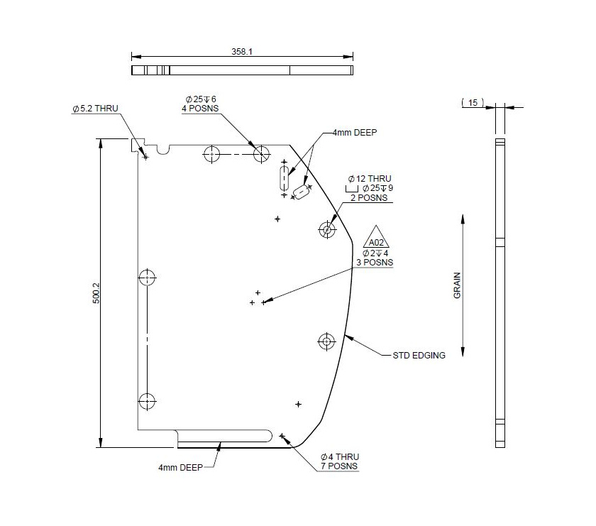 AH2 752 Front N/S Locker R/H End