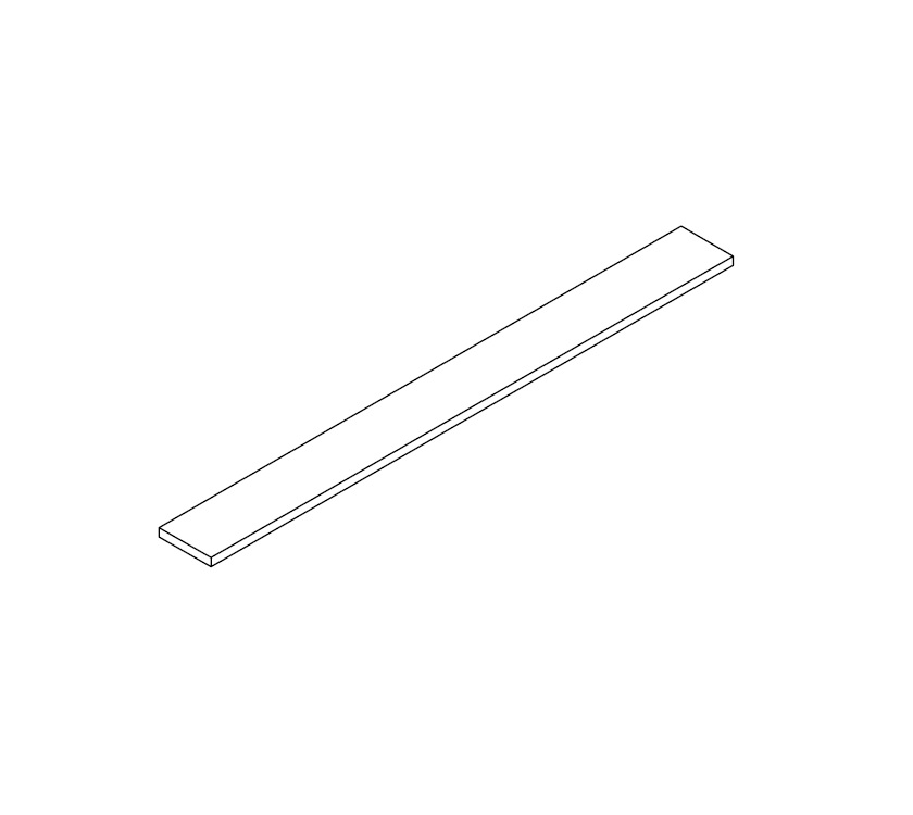 Pursuit II 550-4 N/S Rear Bunk Slat 523x52x8mm