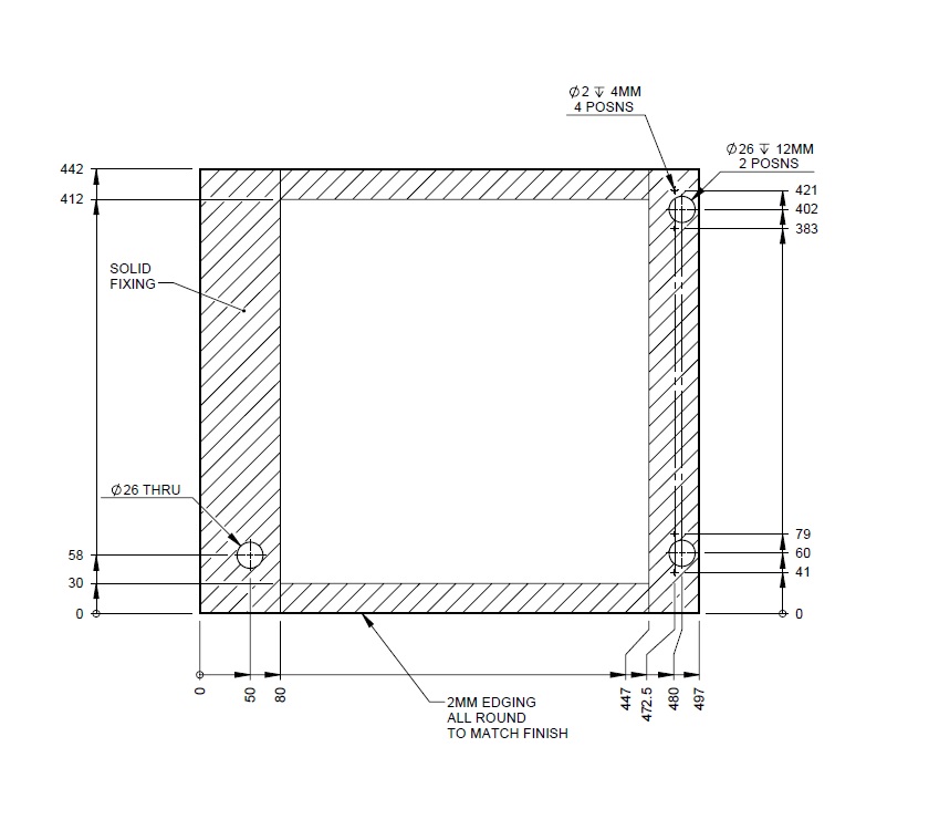 Read more about PT2 400-2 430-4 Locker Door 442x497mm L/H (RevA01) product image
