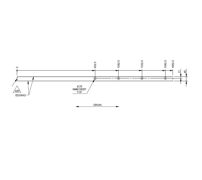 AH2 79-4 79-4T Bedroom Sliding Door Header