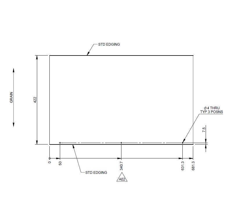 Read more about Auto II 79-4T Fixed Bed Centre Cabinet False Panel product image