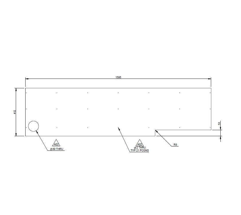 Read more about AH2 79-6 Rear O/S Bunk Baffle Board Facia product image
