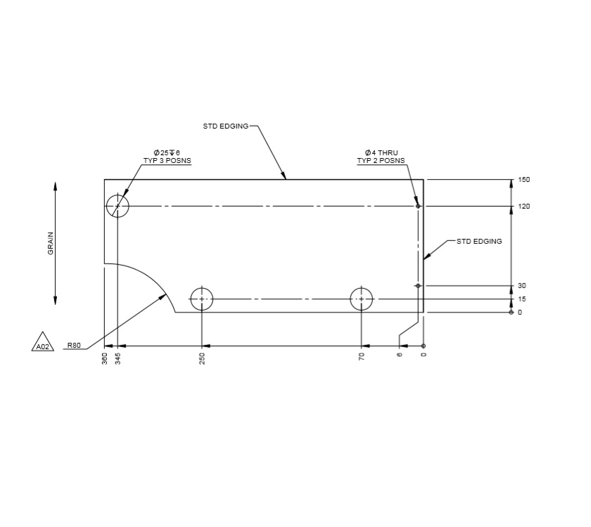 UN3 Pam Cab Kit Box Storage Box Side Panel