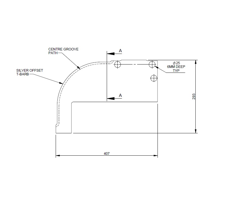 Autograph II 75-2 Washroom Lower Storage Shelf