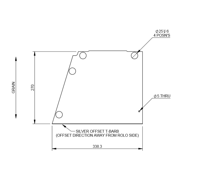 UN4 Valencia Robe Small Shelf