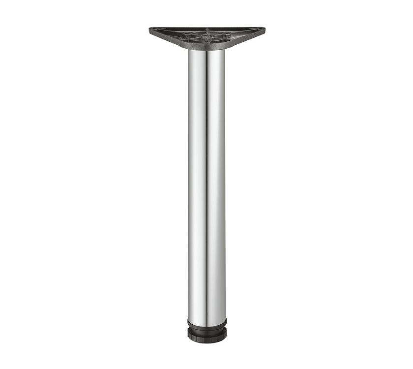 Breakfast Bar Chrome Table Leg 870x60mm