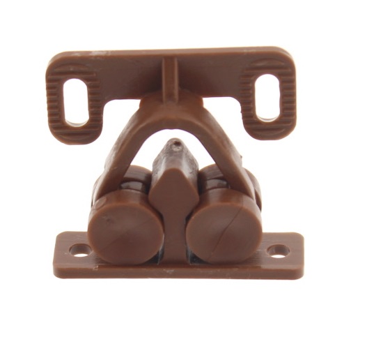 Pursuit Top Locker Door Nylon Roller Catch (Brown)