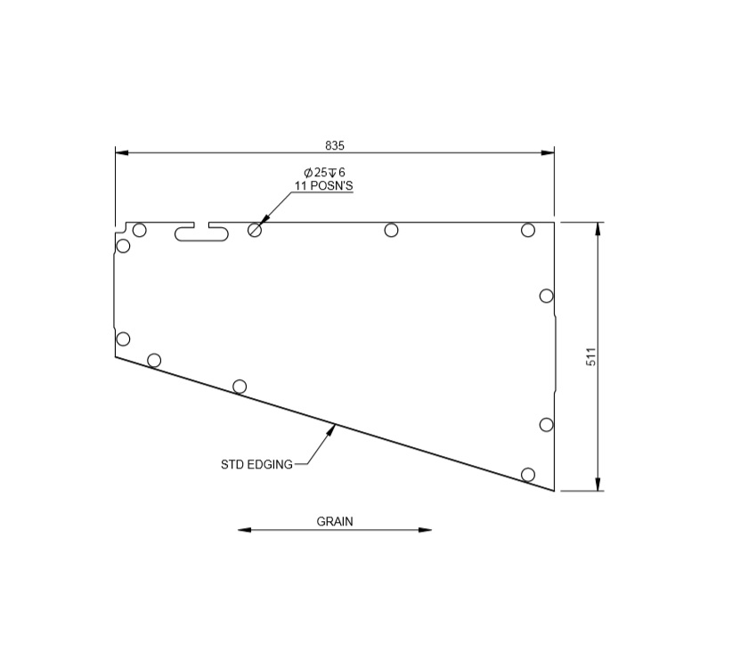 UN4 Valencia Robe Large Shelf
