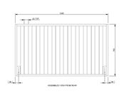Autograph II 79-4T O/S Timber Bed Frame Assembly