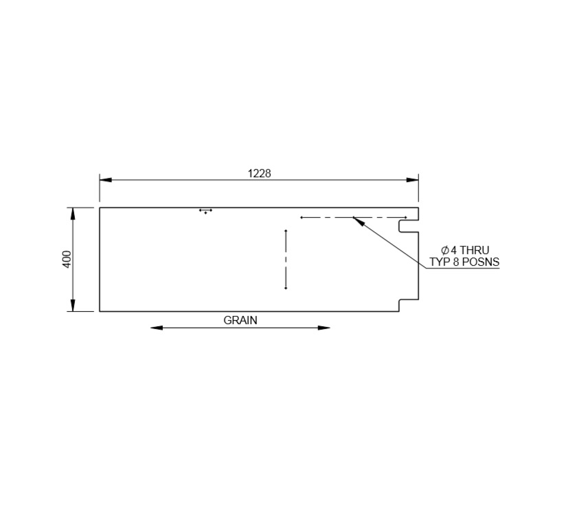 UN3 Pamplona Cabrera Fixed Bed Large O/S Panel