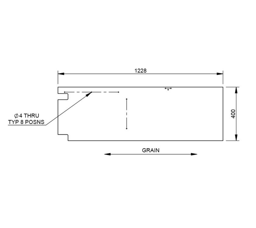 UN3 Pamplona Cabrera Fixed Bed Large N/S Panel