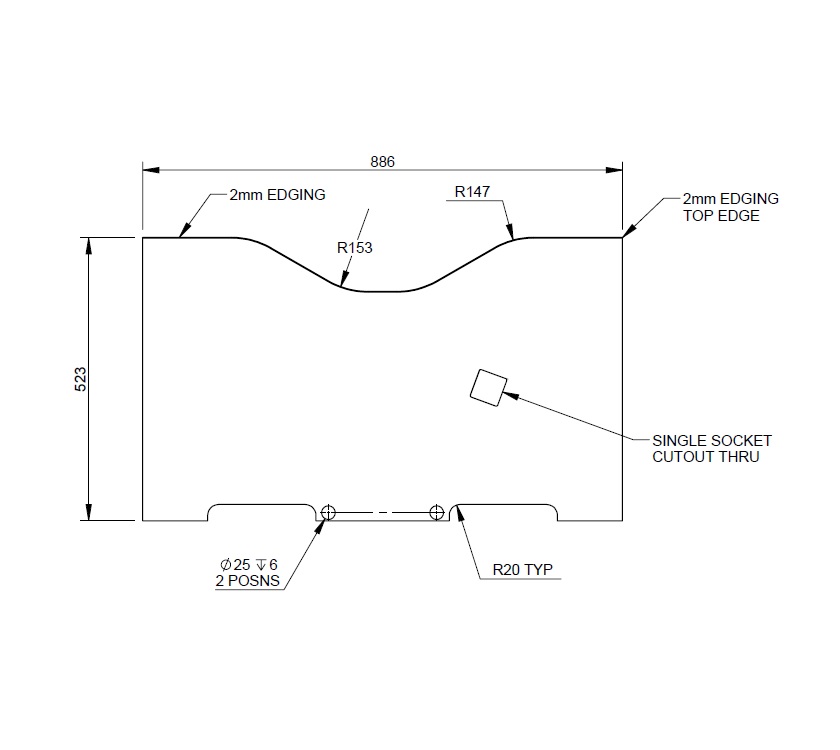 Read more about AH2 75-2 & 75-4 Fixed Bed Corner Panel product image