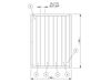 Read more about AH2 79-4T N/S Timber Fixed Bed Frame product image