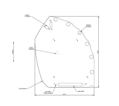 AH2 75-2 75-4 Fixed Bed Locker Rear L/H End
