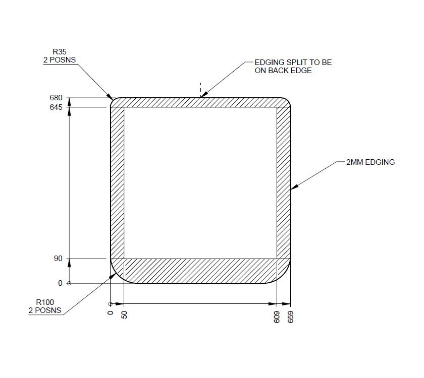 Read more about Pursuit II 560-5 Side Dinette Table Top (RevA03) product image