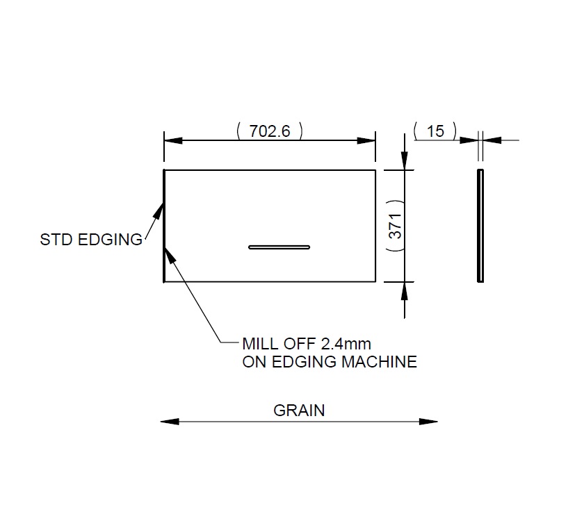 UN4 Cad Cab Vig O/S Front Bunk Face Panel