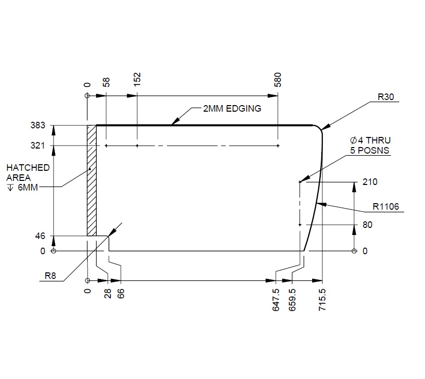 Pursuit II (Various) N/S Front Bunk End
