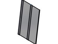 UN4 Bi-Fold Shower Door 1750x503 mm