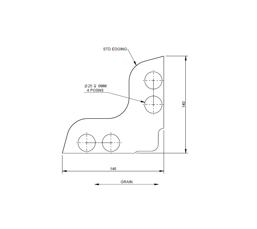 Read more about UN4 Segovia Madrid R/H Dinette Seat Bracket product image
