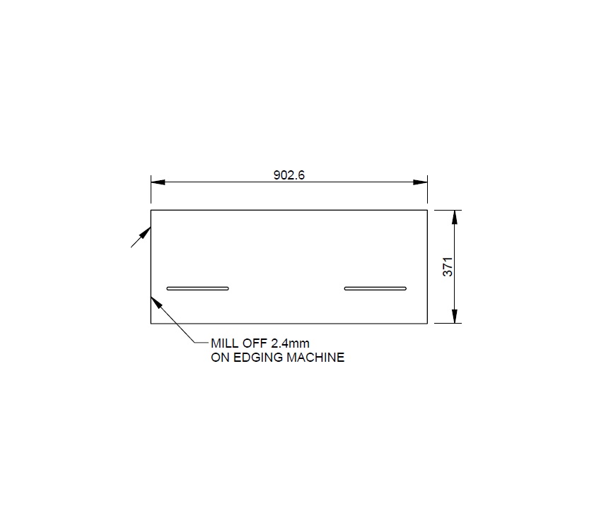 UN4 O/S Large R/H Front Bunk Face Panel