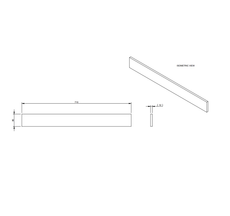 UN4 PAM, PXR 640 Front Shower Tray Support