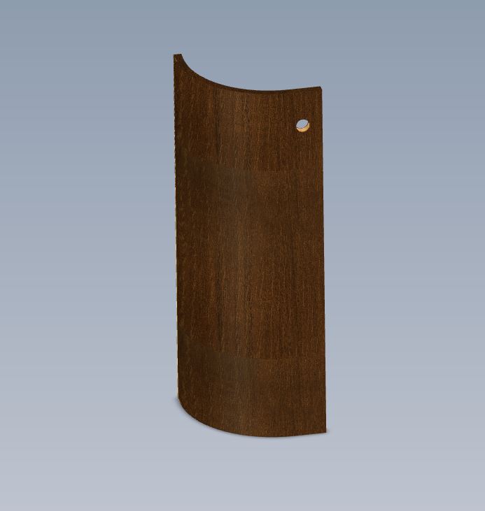 UN4 Cupboard Curved Door 728 mm