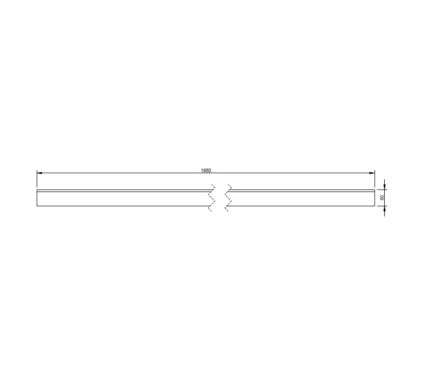 UN4 Cadiz O/S Bed Locker LED Header 1960mm