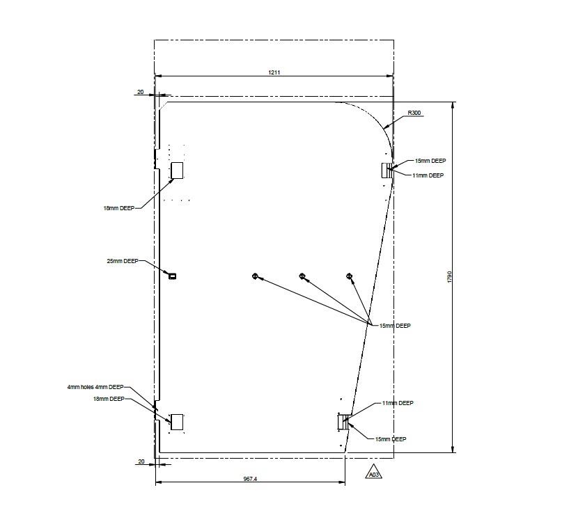 Approach Advance 665 Drop Down Bed Base