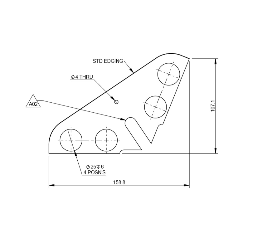 Read more about UN4 Valencia Bed Corner Support 122 Deg product image