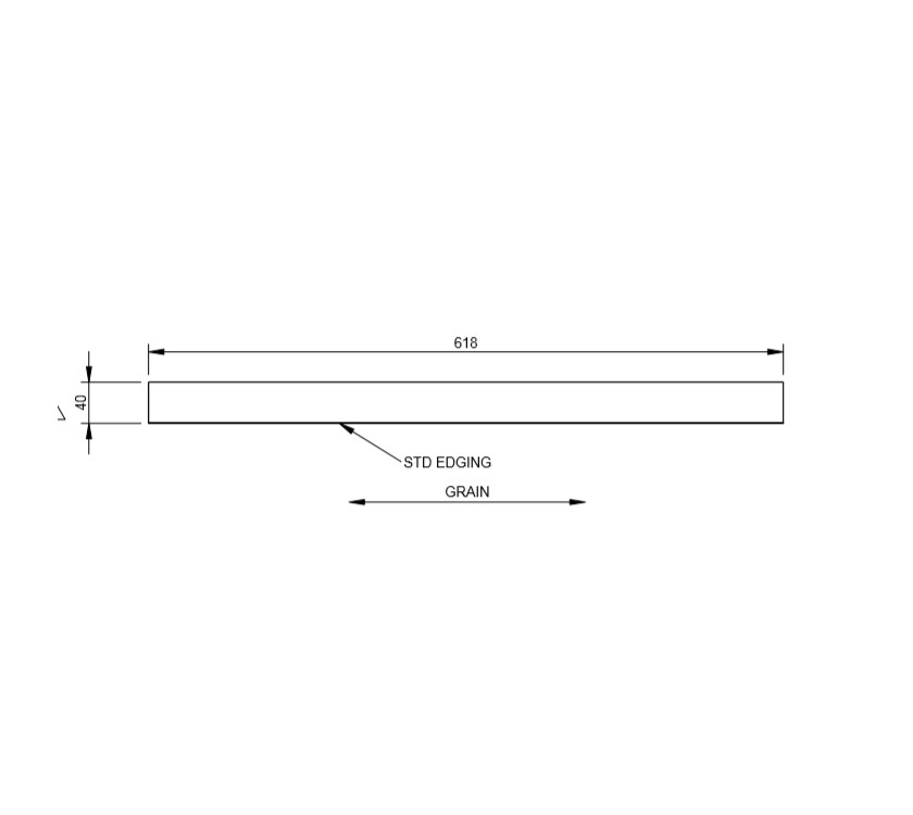 UN4 Valencia Bedroom O/S Shelf Table Support