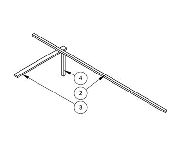 UN4 N/S Front Bunk Frame Support