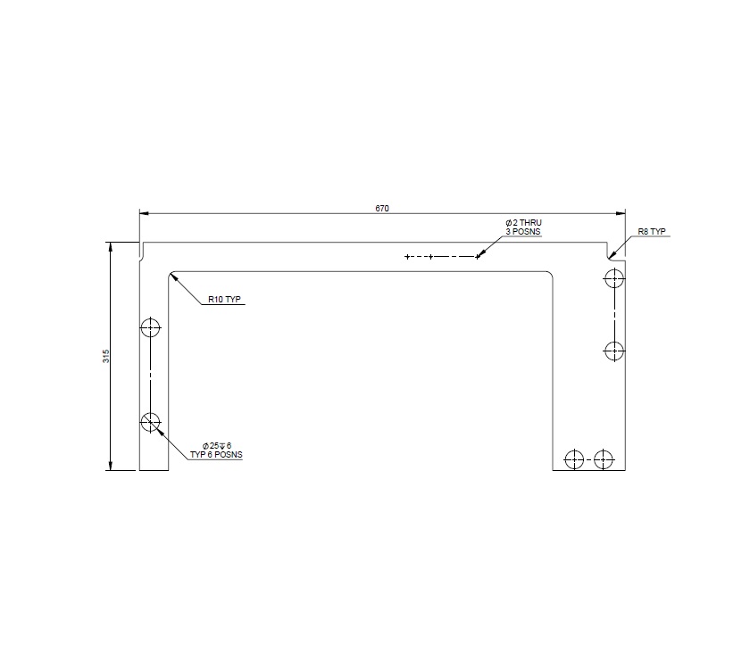 UN4 O/S Front Bunk L/H End