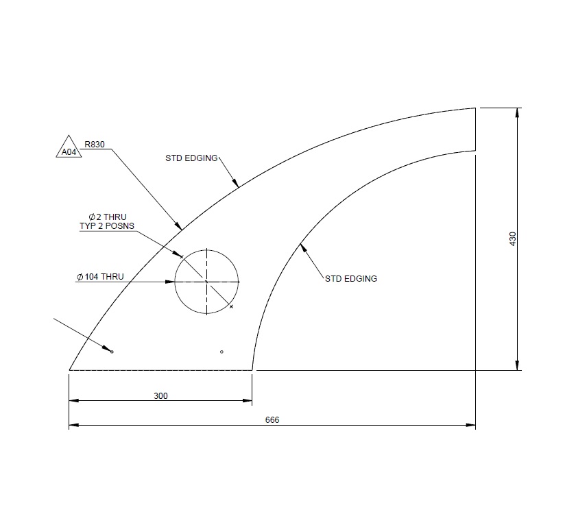 Read more about UN4 Front N/S or O/S Locker Angled Dome product image
