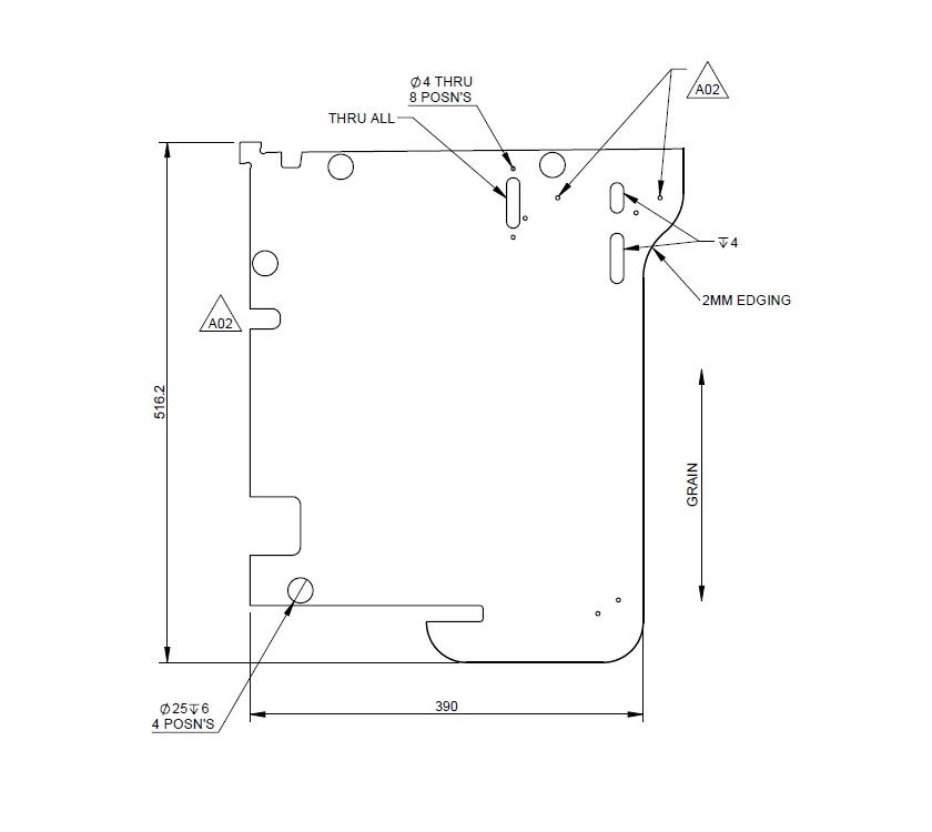 Read more about UN4 Seville Microwave R/H Cheek product image