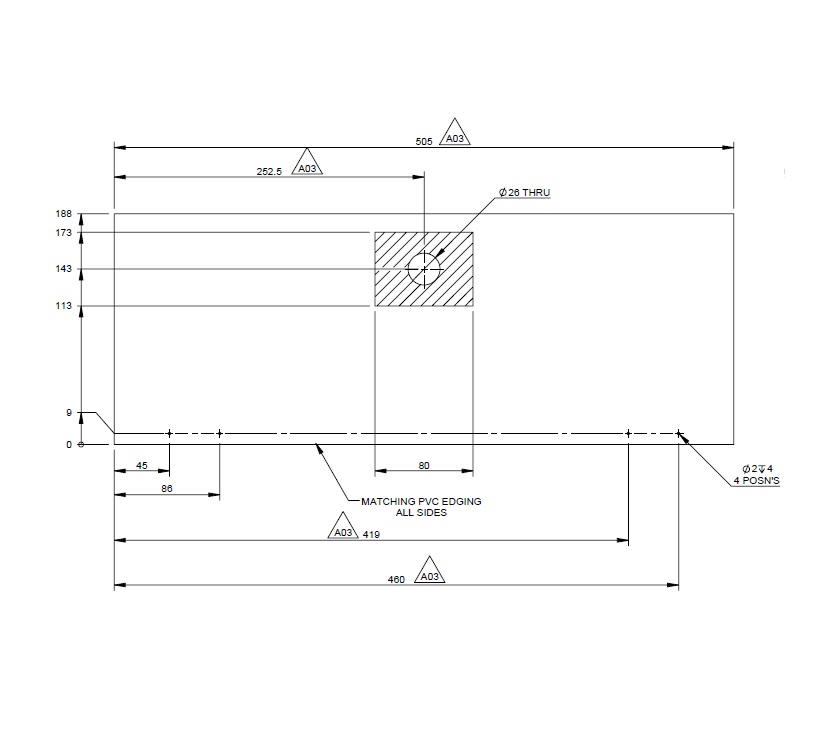 UN4 Kitchen Oven Fall 505x188mm (STD)