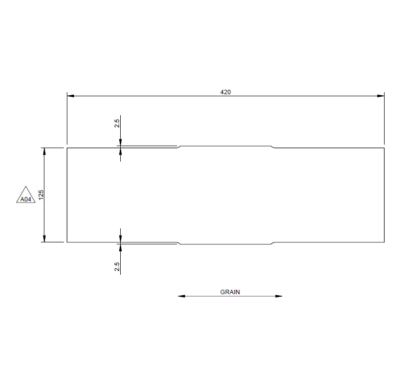 UN4 Kitchen R/H Cupboard Blanking Panel