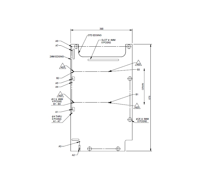 UN4 Segovia Sideboard L/H End Panel