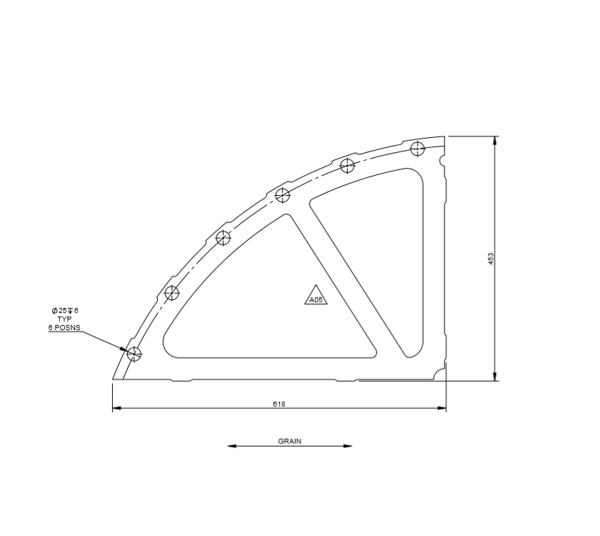 Read more about UN4 O/S Locker Dome Frame (Blank Side) product image