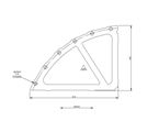 UN4 O/S Locker Dome Frame (Blank Side)