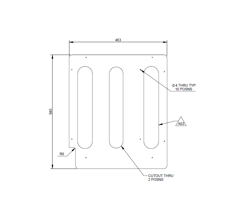 Read more about UN4 N/S Front Bunk Corner Slat product image
