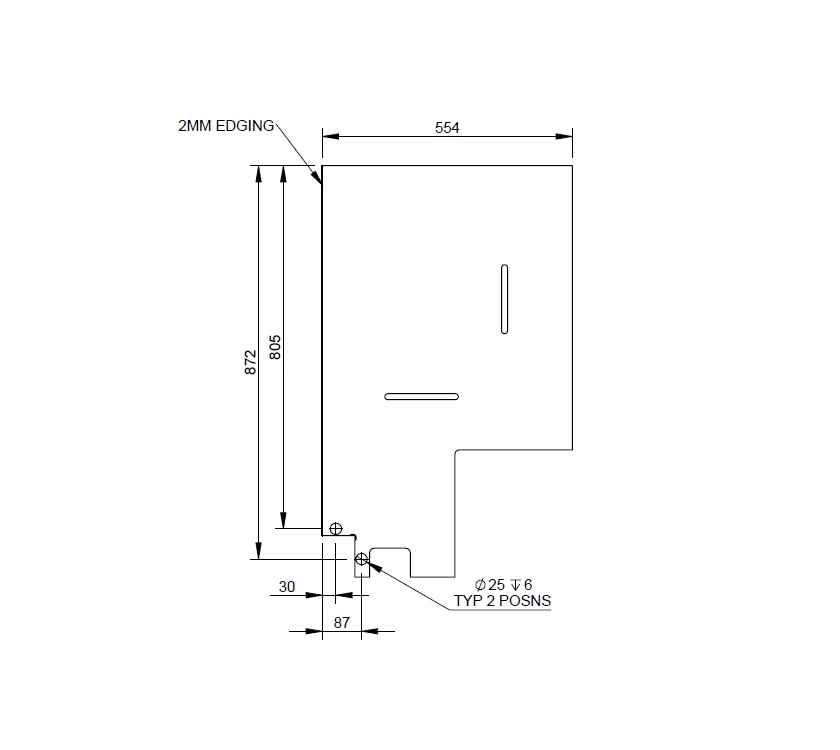 Read more about UN4 Kitchen Oven/Cupboard Divider Panel product image