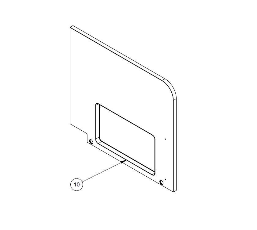UN4 N/S Front Bunk End Panel (not Seville)